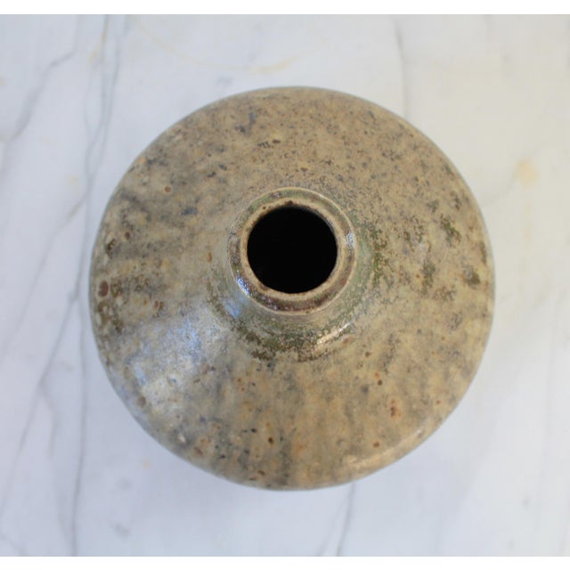 Vintage Studio Art Glazed Pottery Vase For Sale In Milwaukee - Image 6 of 8