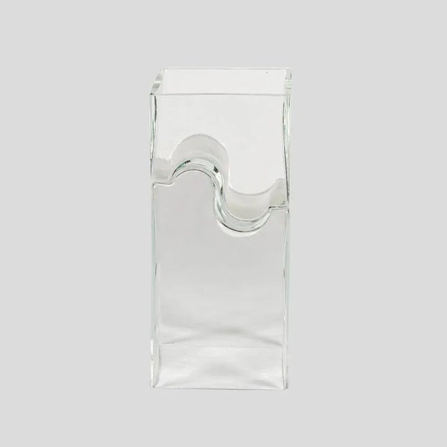 1960s Clear Glass Composition Vase by Alfredo Barbini, 1960s For Sale - Image 5 of 6
