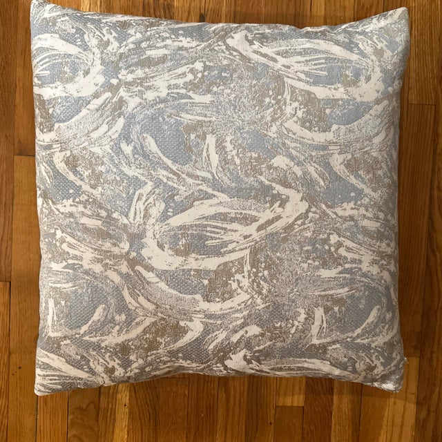 Abstract Handcrafted Decorative Pillow Case For Sale - Image 3 of 4