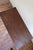 Brown Oak Side Table with Pegged Trestle Base, France, 1950s For Sale - Image 8 of 12