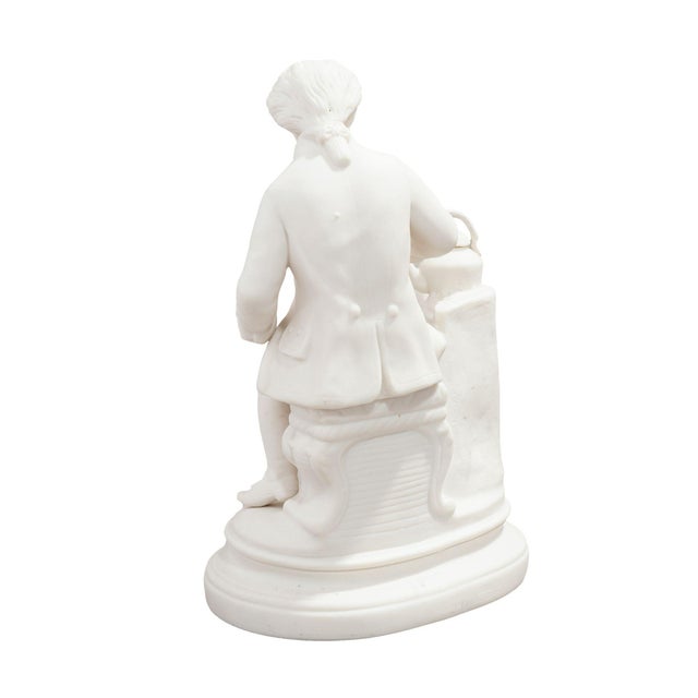 Parian Figurine of James Watt by Copeland & Garrett, C. 1840 For Sale - Image 4 of 12