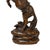 Wood 7" Small Brown UpRearing Spirited Details Motifs Wood Horse Figure For Sale - Image 7 of 9