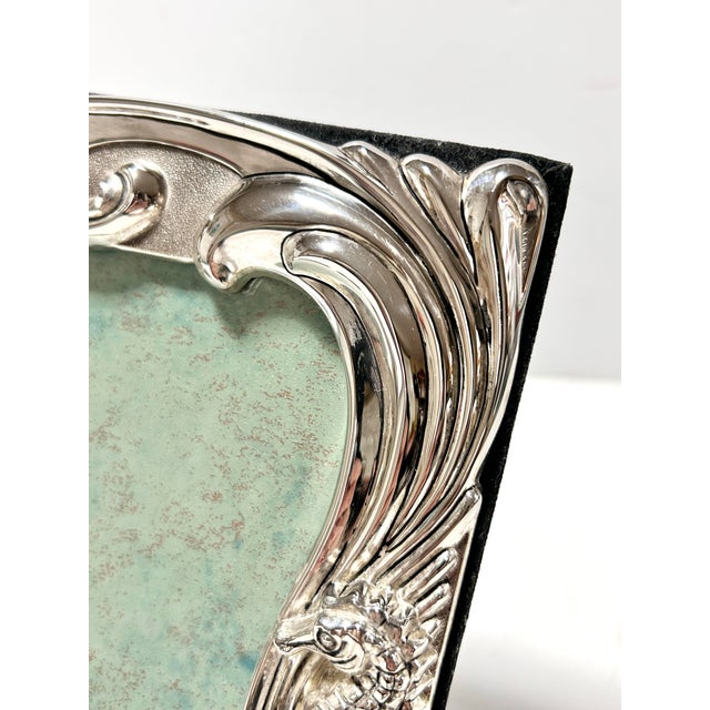 1990s Hollywood Regency Seashell Seahorse Starfish Picture Frame – Godinger Silverplate Coastal Frame, Palm Beach Nautical Decor For Sale - Image 5 of 9