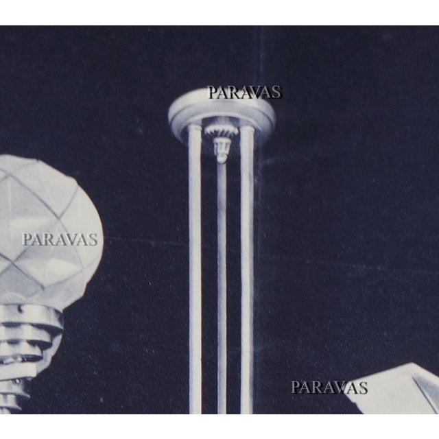 French Art Deco Pendant Light by Francis Hubens & Degue - 1930 France For Sale - Image 13 of 13