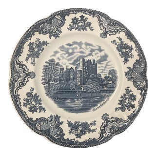 1970s Johnson Brothers England Blarney Castle Plate For Sale