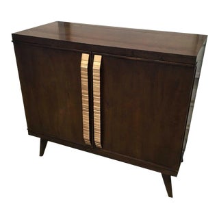 Hickory White Contemporary Bond Bar Cabinet For Sale