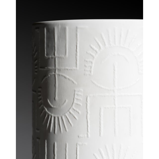 Rosenthal Bisque Porcelain Vase by Cuno Fischer for Rosenthal, 1967 For Sale - Image 4 of 9