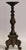 Mid 20th Century Vintage Bronze Altar Style Candle Holders- A Pair For Sale - Image 5 of 9