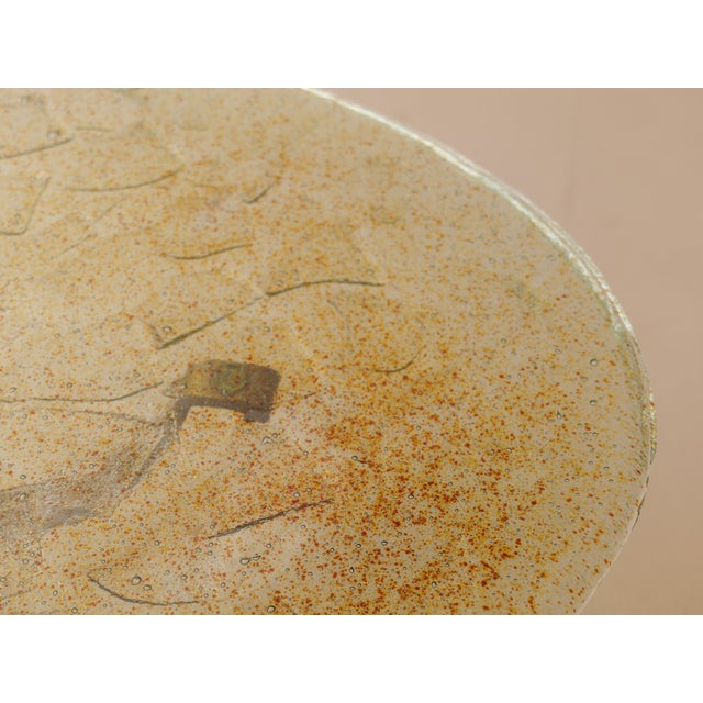 Gold Bronze Table in the style of Lothar Klute, 1980s For Sale - Image 8 of 11