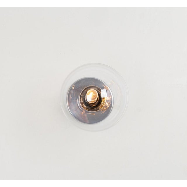 1970s Large Chrome Wall Lights by Motoko Ishii for Staff, 1970s, Set of 2 For Sale - Image 5 of 7