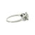 Art Deco Platinum 2.03 Carat Natural Diamond With Straight Baguette Accents For Sale - Image 4 of 5