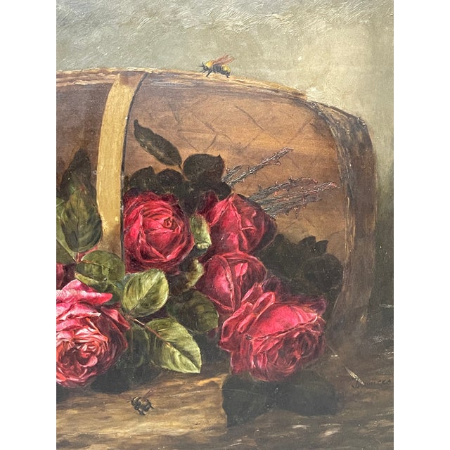 An Oil on Board Painting by Frances George For Sale - Image 9 of 11