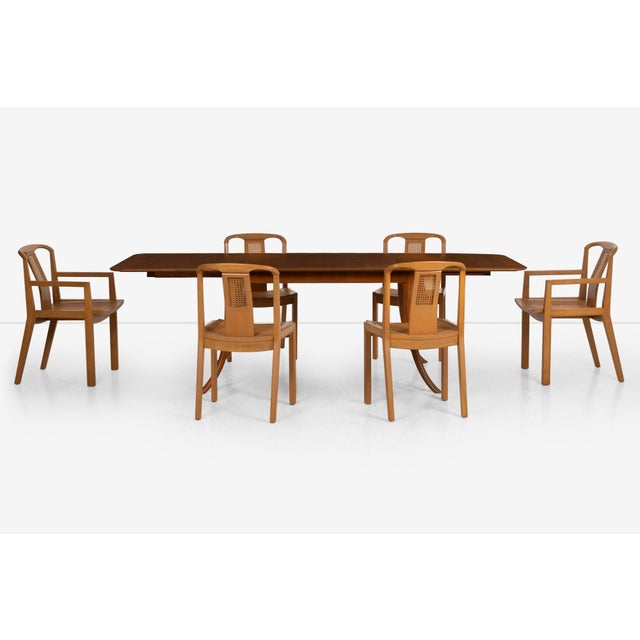 1950s t.h. Robsjohn Gibbings Saber Leg Dining Table For Sale - Image 11 of 12