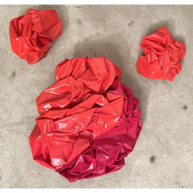 Mark Paron, Crinkle Sculptures, 1997, Vinyl, Set of 3 For Sale - Image 11 of 12