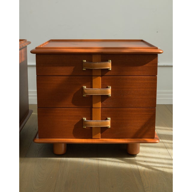 1940s 1945 Paul Frankl 'Station Wagon' Nightstands by Johnson Co., Professionally Refinished, 2 Pieces For Sale - Image 5 of 13