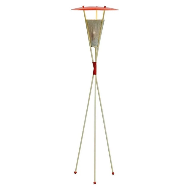 Dutch Modernist Floor Lamp, 1950s For Sale - Image 9 of 9