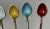 Metal 1940s Six Signed Elo Denmark Sterling Silver Gilt Guilloche Enamel Demi-Tasse Spoons For Sale - Image 7 of 12