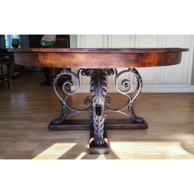 This stunning extra-large Jupe dining table is made by Theordore Alexander in the Castle Bromwich collection. Jupe dining...