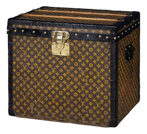 Vintage French Trunk in Monogram Canvas from Louis Vuitton, 1920