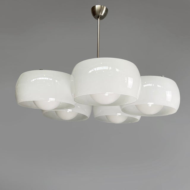 Mid-Century Modern Italian Pentaclinio Pendant Light attributed to Magistretti for Artemide, 1970s For Sale - Image 17 of 17