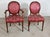 Fine set of eight mahogany dining chairs in the Regency Revival manner Dating to circa 1910 and comprising six side chairs...