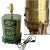 Vintage Chinoiserie Hollywood Regency Green Lacquer Tea Canister Shape Table Lamp For Sale - Image 11 of 11