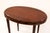 Brown 1930s Art Deco Oval Lamp Table For Sale - Image 8 of 18