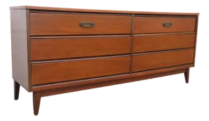 Mid Century Modern Dresser Sideboard Tv Media Console by Bassett 2635