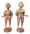 Indonesian Artist, Figurative Sculptures, Late 1700s, Wood, Set of 2 For Sale