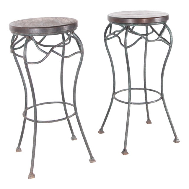 Wrought Iron Side Tables, 1960s, Set of 2 For Sale