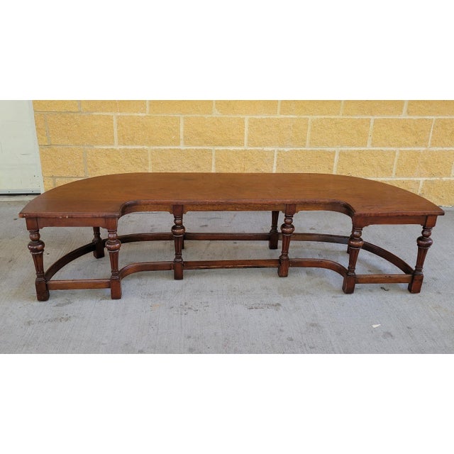 Mid 19th C Antique English Walnut Fireplace Hearth Bench Chairish