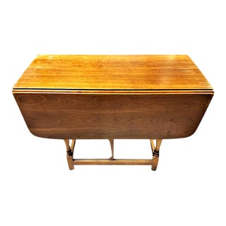 Mid 20th Century Stickley Vintage Drop Leaf Dining Table - Cherry Valley Collection For Sale