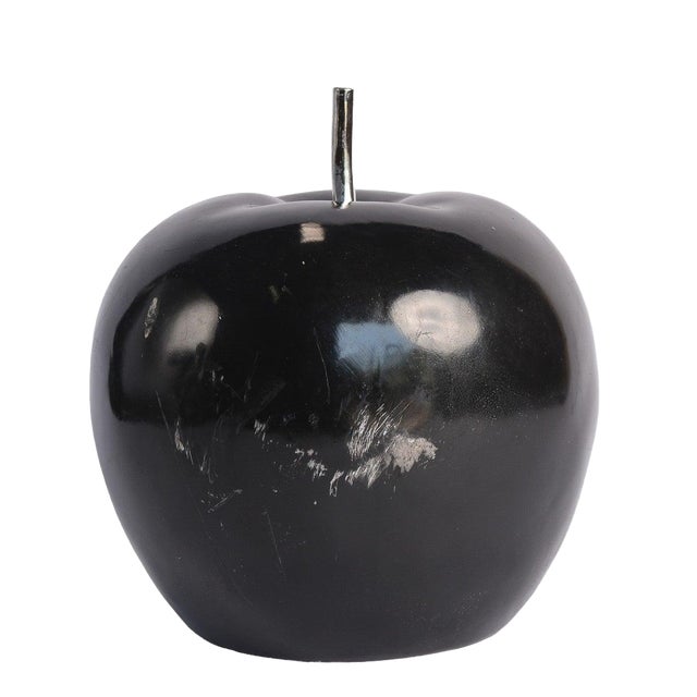 Art Deco Minimalistic Apple Sculpture For Sale
