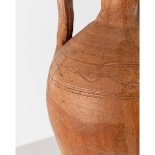 Antique Terracotta Amphora Vase, 1800s For Sale - Image 4 of 11