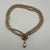 1940s Miriam Haskell Pink Poured Glass Faux Pearl Double Strand Necklace Early Unsigned For Sale - Image 12 of 12