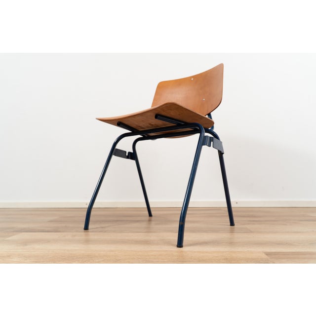 CAR Katwijk Industrial Chairs by Kho Liang Ie for Car Katwijk, 1950s For Sale - Image 4 of 7