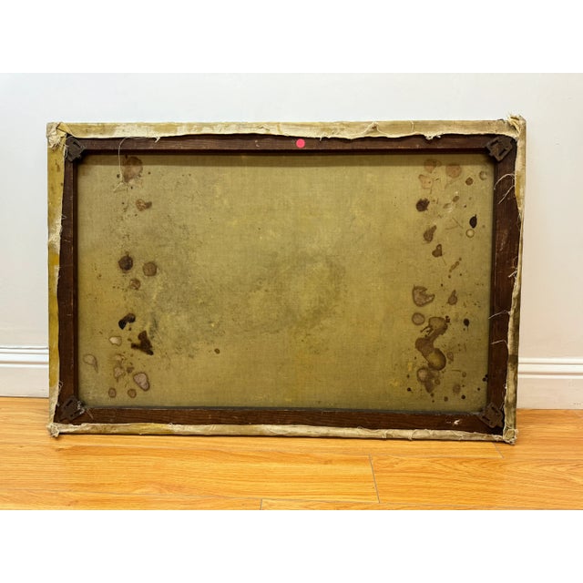 l.m. Hansen Oil on Canvas 19th Century For Sale - Image 4 of 4