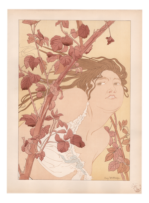 Henri Detouche, Dans les Ronces, Lithograph on Paper