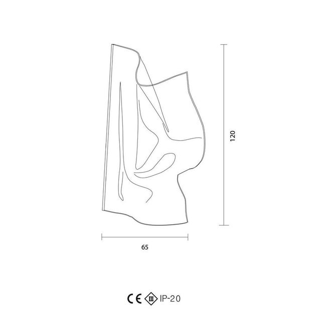 Gold Partisans Gweilo Qin Pe Golden Led Profile Floor Lamp from Parachilna For Sale - Image 8 of 10