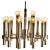 Chandelier or Sputnik by Angelo Brotto for Esperia Italia For Sale