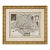 Historic Virginia & Chesapeake Bay Map by Willem Blaeu 1635 (Custom Gold-Leaf Frame) For Sale