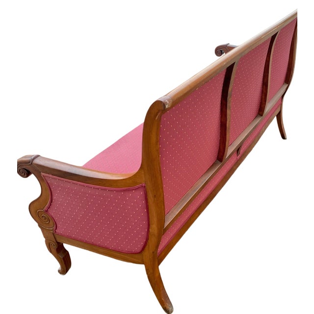Napoleon Directoire-Style Banquette Lounge, 1890s For Sale - Image 4 of 7