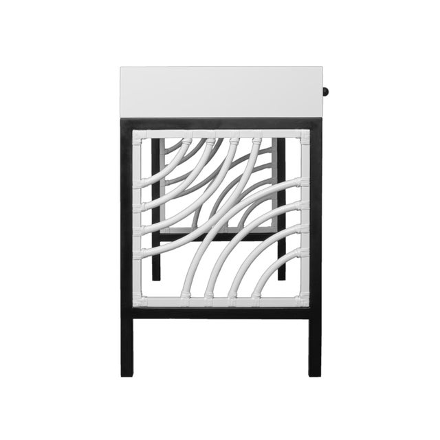 Not Yet Made - Made To Order Swirl Writing Desk - White For Sale - Image 5 of 9