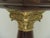 Mid-Century Empire Style Walnut and Brass Column For Sale - Image 9 of 13