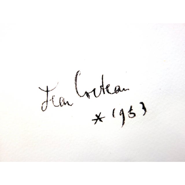 Original Lithograph by Jean Cocteau Title: Taureaux Signed in the plate Dimensions: 40 x 30 cm Edition: 200 Luxury print...