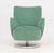 Modern Vladimir Kagan Barrel Swivel Chair and Ottoman For Sale - Image 3 of 10