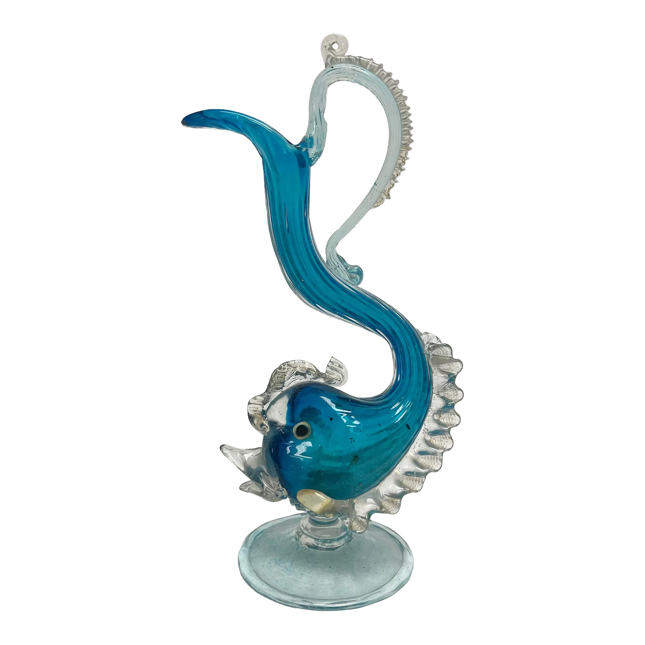 Early 20th Century Murano Salviati Dolphin Ewer | Chairish