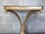 Modern Single Column Gilt Wood Coffee Table with Glass, 1960s For Sale - Image 3 of 18