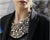 Chanel 2010 Chanel Necklace Cruise Gripoix Goossens CC Double C Bib Collar Runway For Sale - Image 4 of 12