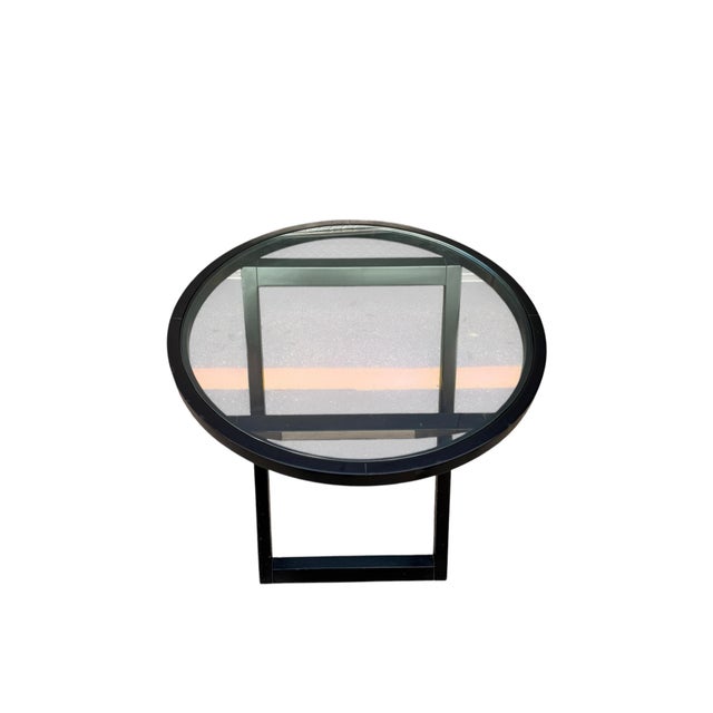 Pair of Attributed Ralph Lauren Mercer Street Mahogany & Glass Occasional Tables For Sale In Miami - Image 6 of 7